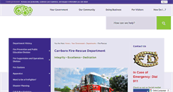 Desktop Screenshot of carrborofire.org