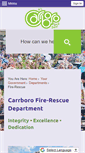 Mobile Screenshot of carrborofire.org